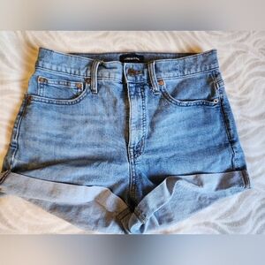 J. Crew Women's High Rise Blue Denim Shorts Size 27